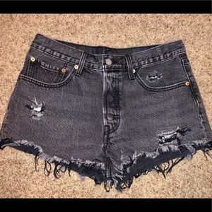 Women’s Levi’s Distressed Shorts